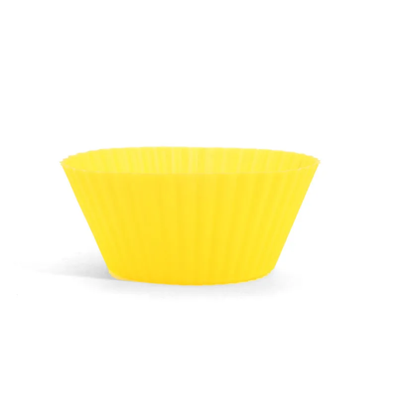 10pcs Silicone Mold 7cm Cake Cup Mold High Temperature Resistance Home Baking Tools