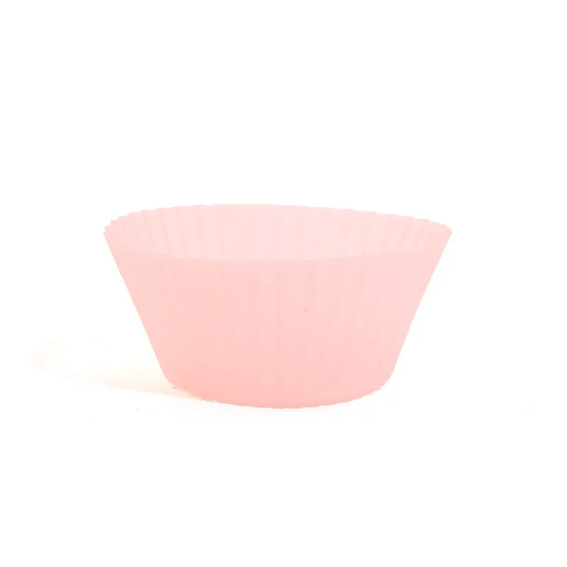 10pcs Silicone Mold 7cm Cake Cup Mold High Temperature Resistance Home Baking Tools