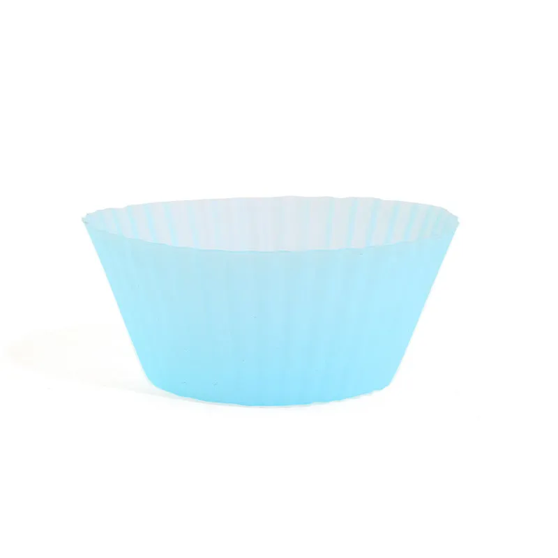 10pcs Silicone Mold 7cm Cake Cup Mold High Temperature Resistance Home Baking Tools