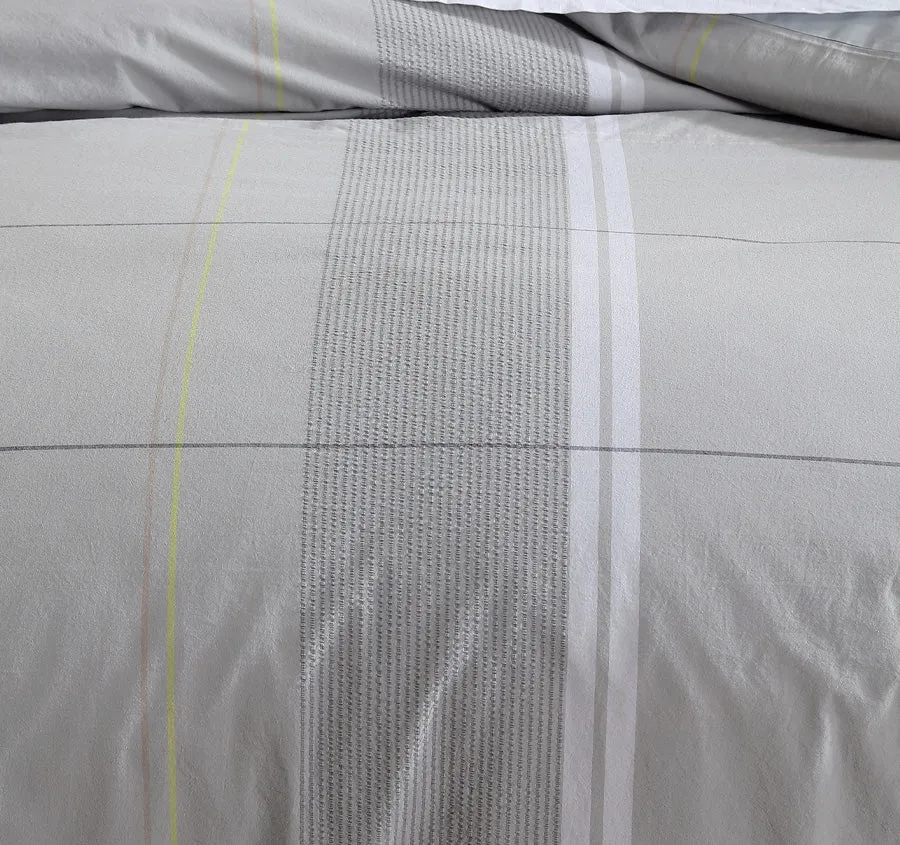 Cobain Quilt Cover Set Range Mineral