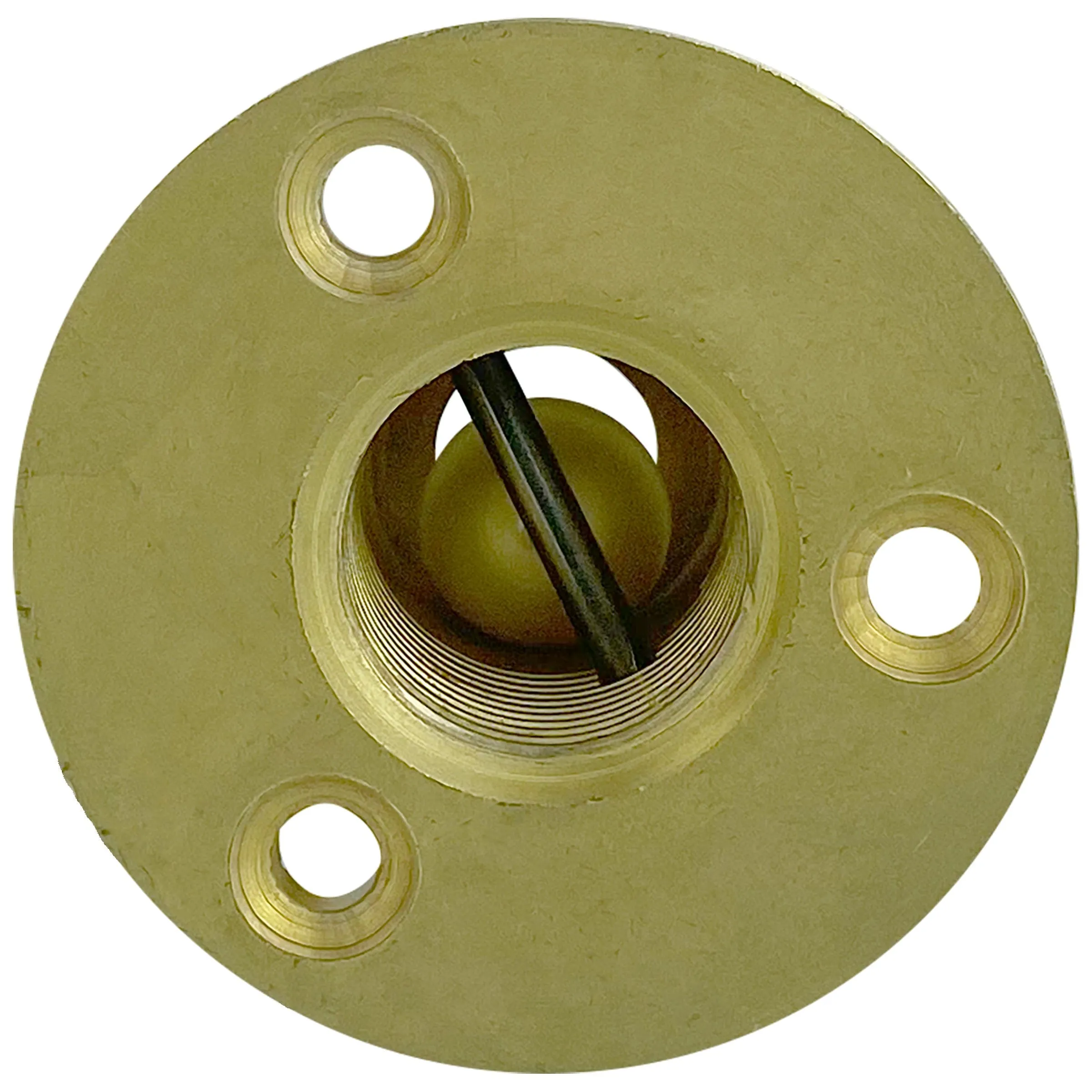 Drain Garboard with Easy Screw Plug - Brass