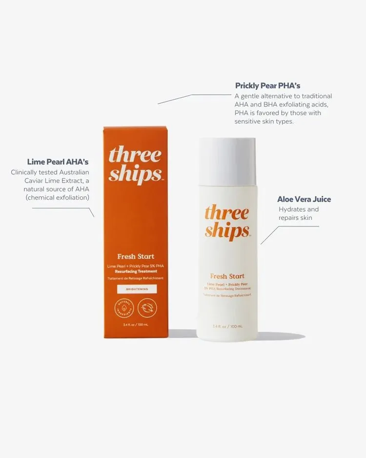 Fresh Start Lime Pearl   Prickly Pear 5% Pha Toner