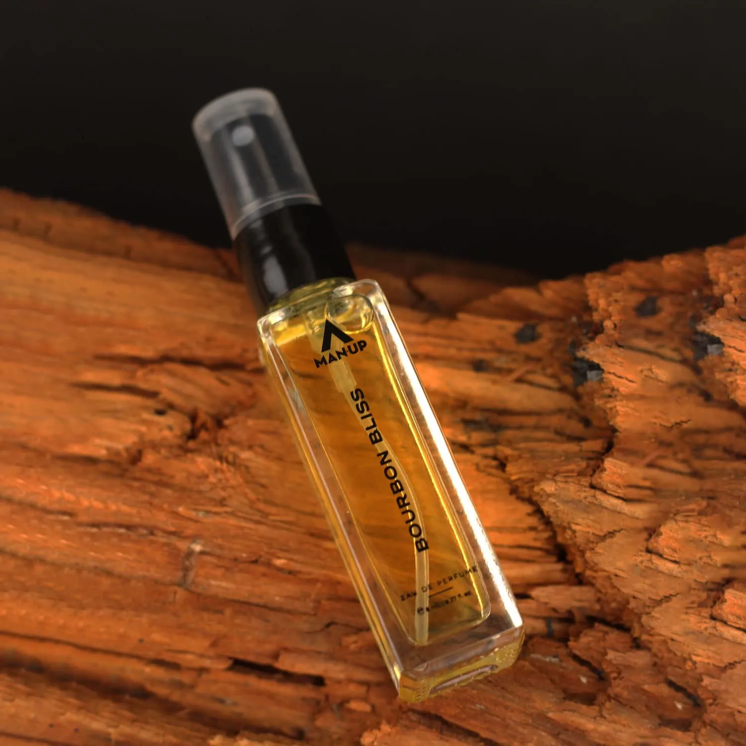 Man-Up Bourbon Bliss Perfume For Men | Eau De Perfume | Premium Long Lasting Fresh, Refreshing & Energising Fragrance Perfume | Celebrating Every Special Occasion – 8ml