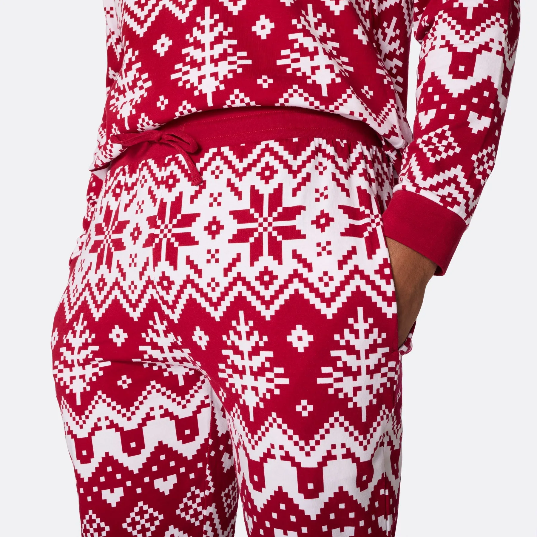 Men's Red Christmas Knit Christmas Pyjamas