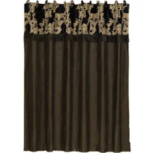 "El Dorado" Western Cowhide Print Shower Curtain