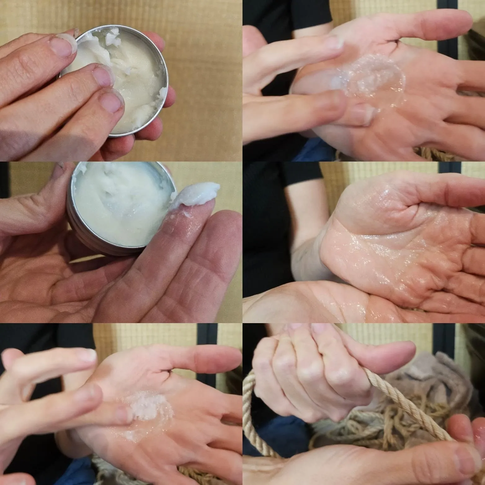 Sakura nawa rope paste for jute/hemp treatment