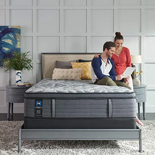 Sealy Posturepedic Plus, Euro Pillow Top 14-Inch Medium Mattress with Surface-Guard - Twin