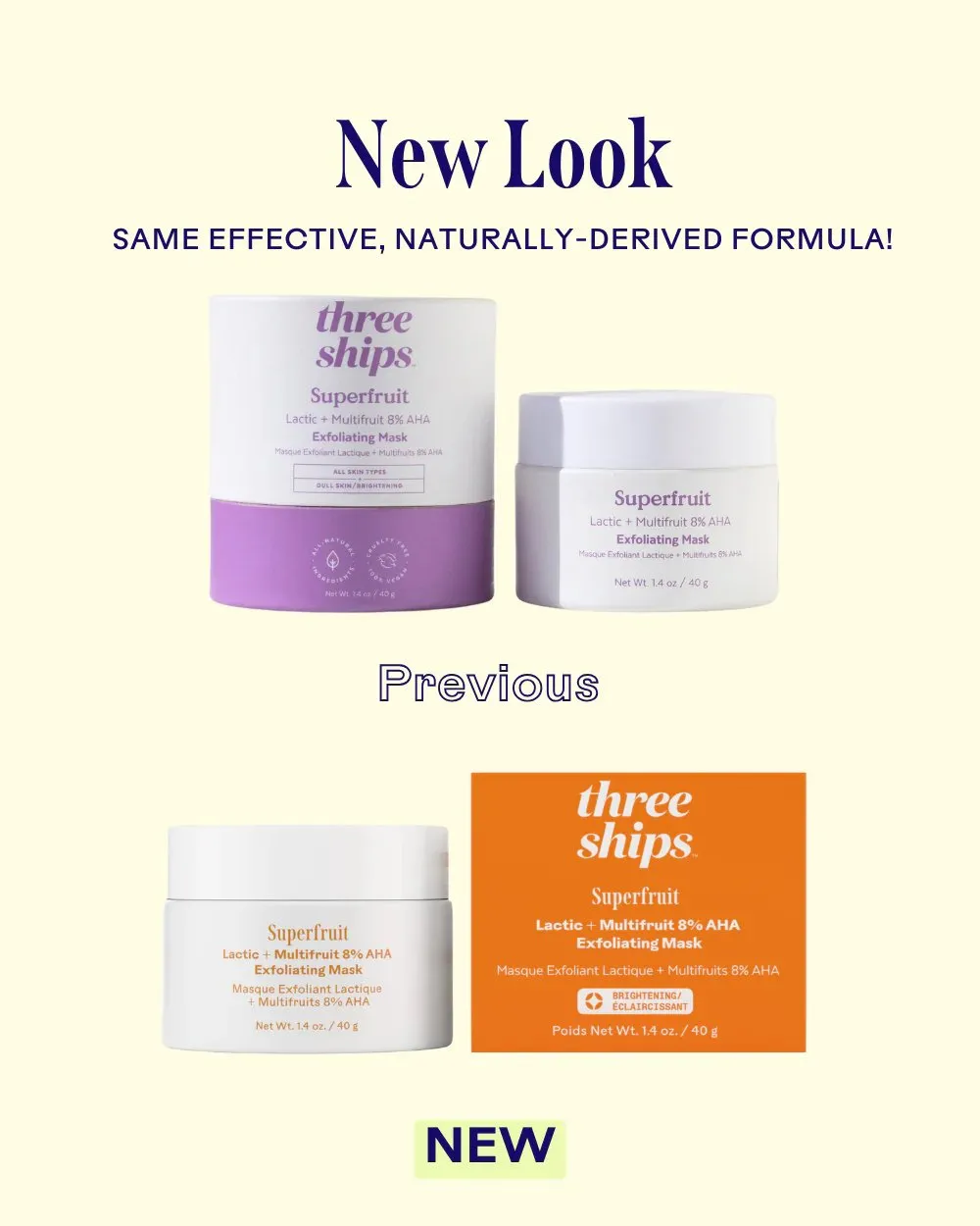 Superfruit Lactic   Multifruit 8% AHA Exfoliating Mask