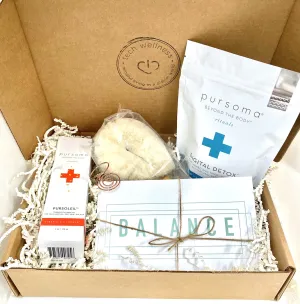 The Relaxing Digital Detox- A Bath Soak, Beautiful Jute Dry Brush and Heavenly Body Oil 4 Amazing Products- One Great Offer!
